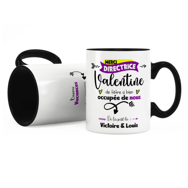 Cadeau pour directrice | Idée cadeau mug pour directrice merci