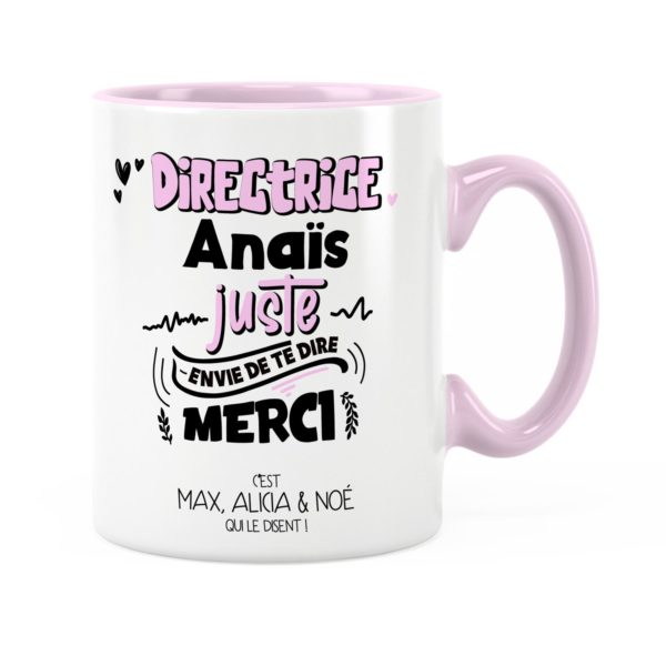 Cadeau directrice | Idée cadeau mug directrice te dire merci