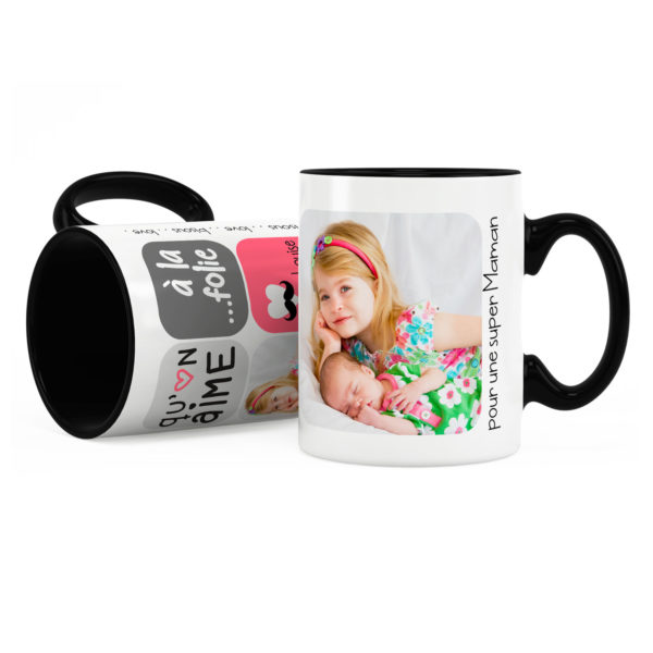 Cadeau maman photo | Mug personnalisé pour une super maman