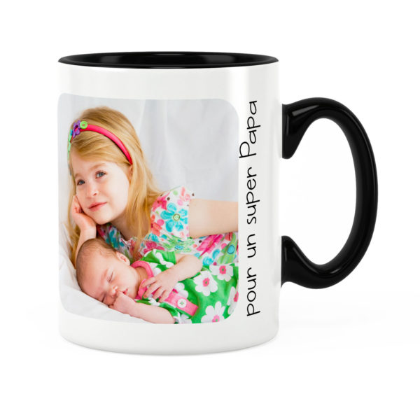 Cadeau papa | Mug avec photo on t'aime à la folie