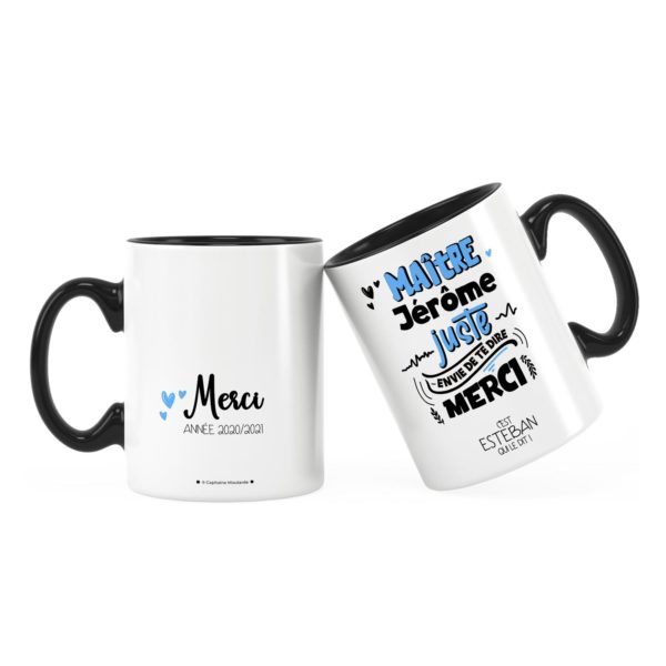 Cadeau pour maître | Idée cadeau mug maître te dire merci