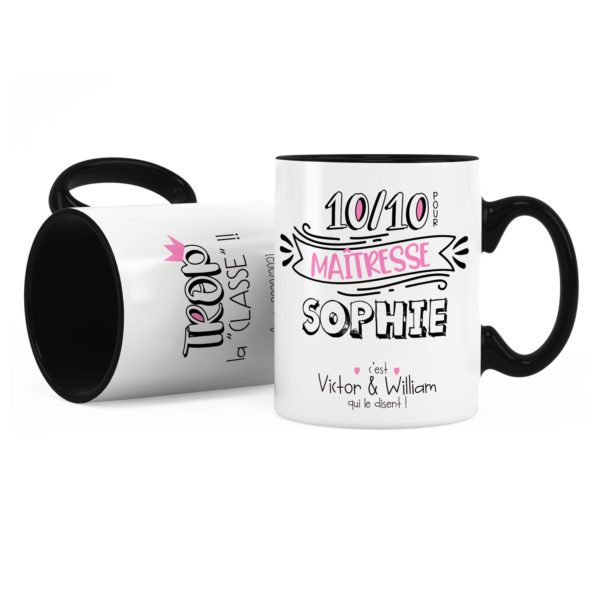 Cadeau maîtresse | Idée cadeau de mug pour maîtresse 10/10