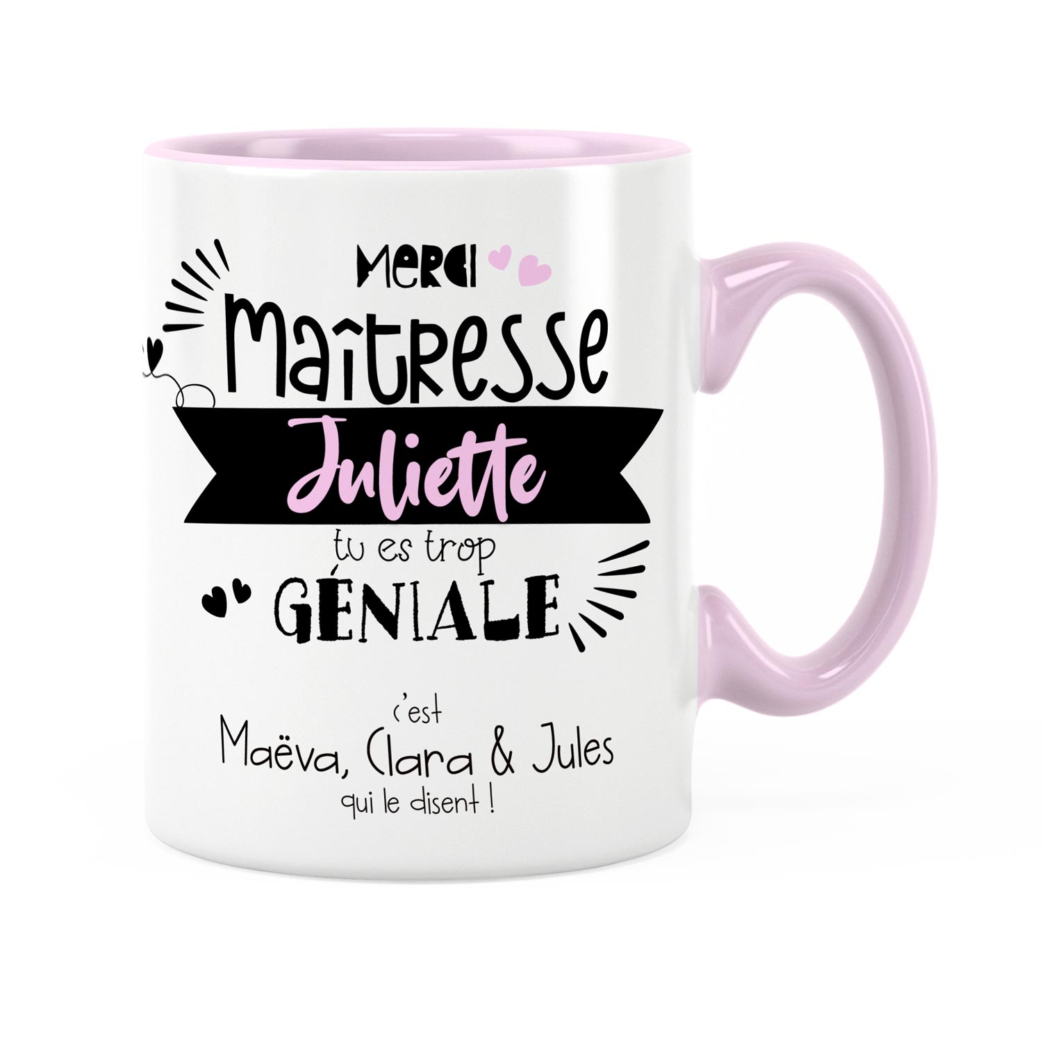 Tasse, Mug, Cadeau Maîtresse, Merci Maîtresse, Cadeau Nounou