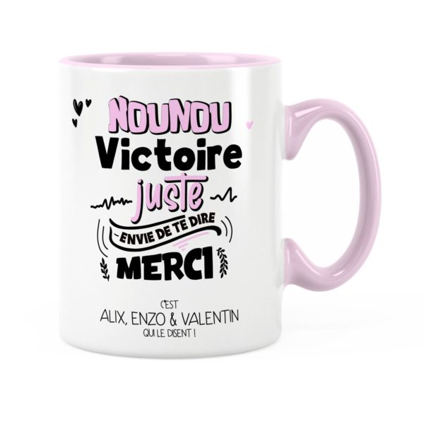 Cadeau nounou | Idée cadeau de mug nounou te dire merci