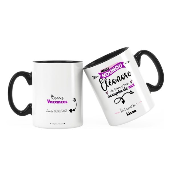 Cadeau nounou | Idée cadeau de mug pour nounou merci