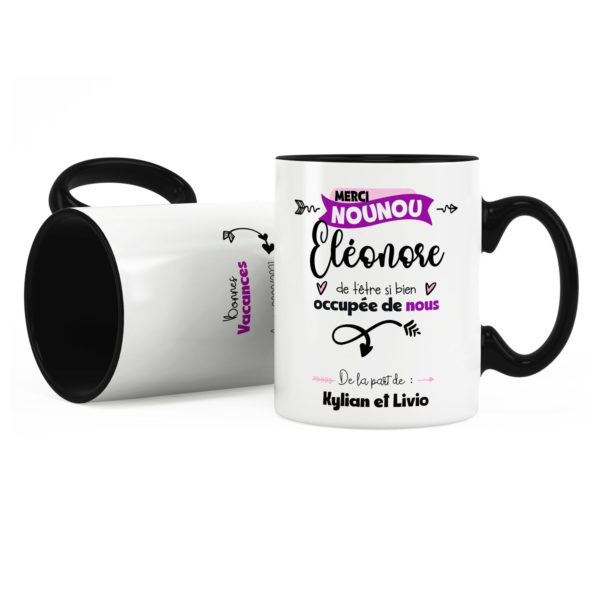 Cadeau nounou | Idée cadeau de mug pour nounou merci